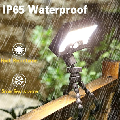 2PiecesClip On Solar Motion Sensor Lights Outdoor,Rechargeable,3 Modes ABS+PS Texture Suitable for Camping Garden Decorating,Solar Motion Sensors Outdoor Light for BBQ Grills,Garden