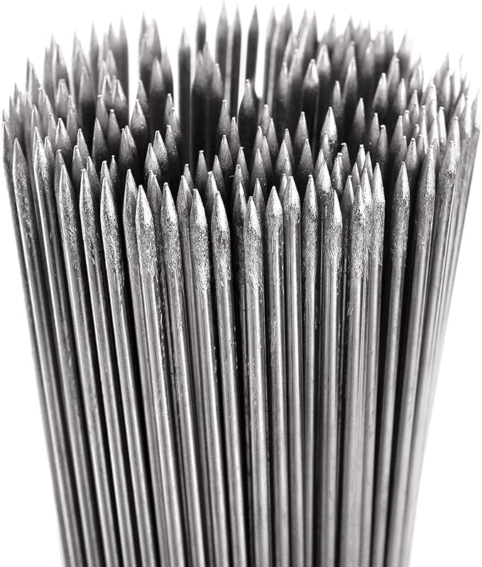 ZEAYEA 200 PCS Kabob Skewers, 13.4" Stainless Steel BBQ Sticks with Portable Storage Tube for Grilling, Metal Barbecue Skewer for Meat Shrimp Chicken Vegetable Outdoor Cooking