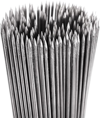 ZEAYEA 200 PCS Kabob Skewers, 13.4" Stainless Steel BBQ Sticks with Portable Storage Tube for Grilling, Metal Barbecue Skewer for Meat Shrimp Chicken Vegetable Outdoor Cooking