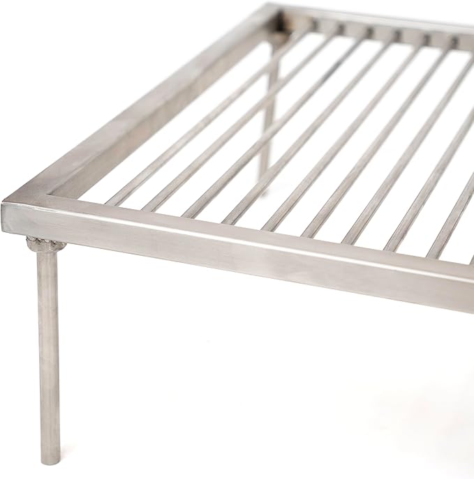 Argentina Stainless steel & Iron grill asado parrilla BBQ 80x50cm / 31.5x19.6in (Medium)
