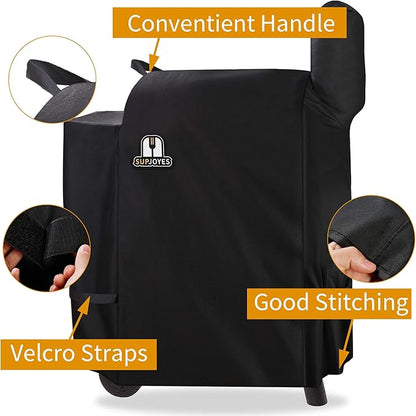 Grill Cover for Traeger Pro 22 Series Wood Pellet Grill, Heavy Duty Waterproof BBQ Accessories for Traeger 22 Series, Outdoor Full Length Smoker Cover