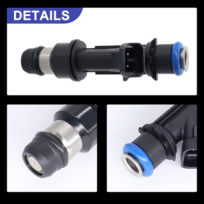 HiSport 12571863 Fuel Injectors Compatible with Chevy Cavalier 2.2 L 2003-2005,Pontiac Sunfire 2.2L 2003-2005 Replace 12571863 4 PCS