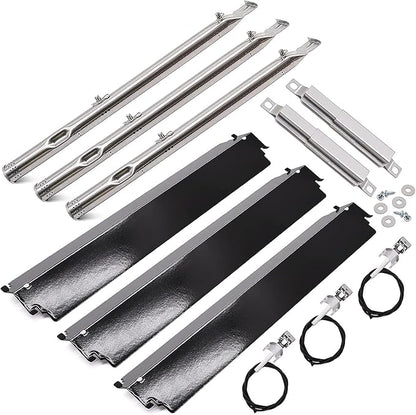 Grill Parts Kit Compatible with Charbroil 463257110 463247109 463247412 463270912 463270913 Gas Grill, Replacement Burners & Ignitors, Heat Tents & Carryover Tubes for Charbroil Grill Models