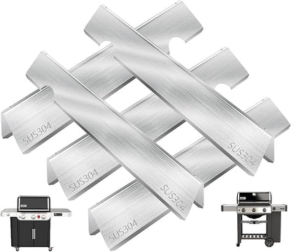 66032 GS4 Genesis 2 Flavorizer Bars for Weber 3 Burner GS4 Genesis II Replacement Parts Genesis II/LX 300 SER E310 E315 E335 S310,Genesis 300 (2022 YRS), Weber 67095 66795,17 1/8'' 304 Stainless Steel