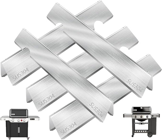 66032 GS4 Genesis 2 Flavorizer Bars for Weber 3 Burner GS4 Genesis II Replacement Parts Genesis II/LX 300 SER E310 E315 E335 S310,Genesis 300 (2022 YRS), Weber 67095 66795,17 1/8'' 304 Stainless Steel