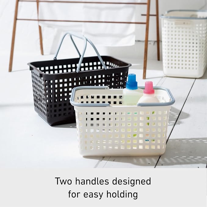 Like-it│SCB-4│Daily use inside or outside of the home. Movable handles make it easy to carry around.|Bathroom essentials, kid's toys, tools, and gardening.|18.03" x 12.01"x 10.35"| Mint Blue |6.6 gal
