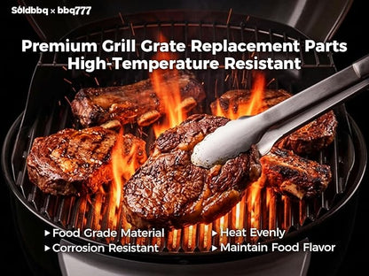 17 1/2" Porcelain Steel Cooking Grate Replacement Parts for Charbroil TRU Infrared Patio Bistro Electric Grill 20602109 20602107 20602108 20602107-01 Charbroil Grill Replacement Parts Number 29102163