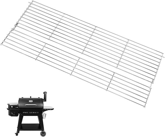 Uniflasy Warming Rack for Pit Boss PB850 PB820 Series Pellet Grill, Stainless Steel Upper Cooking Grate Replacement for Pit Boss PB850G 10514 PB820D3B, Foldable BBQ Grill Top Rack