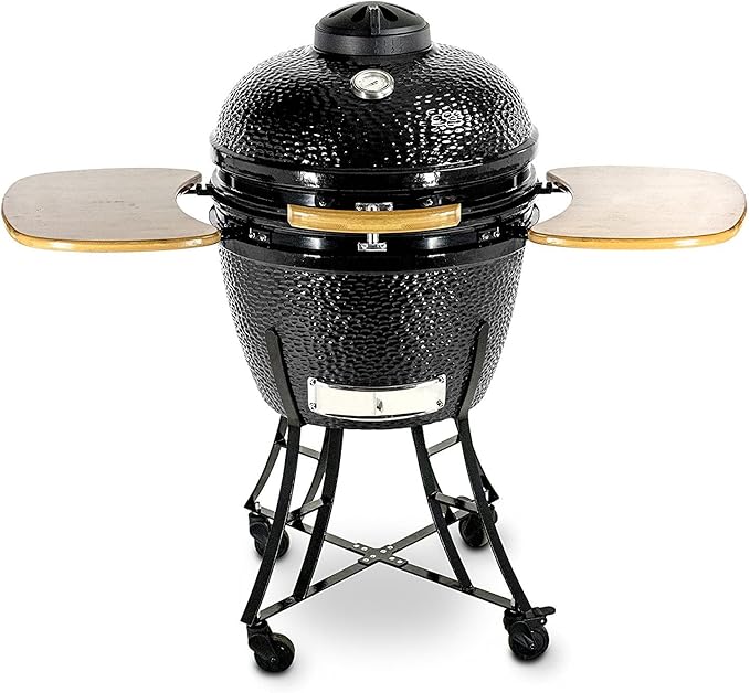 Dracarys Charcoal Kamado Cast Aluminum Top Vent Chimney for Vision Grills Classic B Series 18 Inch Pit Boss 71220, 71240