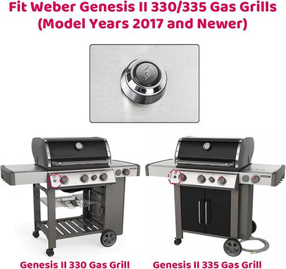 Uniflasy 67532 Grill Igniter Kit for Weber Genesis II 330/335 Repair Parts | For 2016+ E/S/SE/CSE trims; includes module, switch, 4 electrodes, wires and hardware. Check serial; not older Genesis or LX.