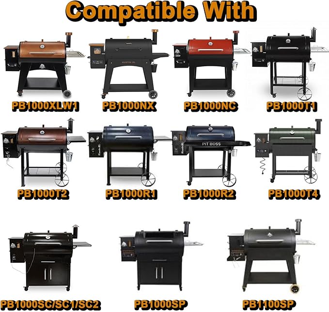 PB1000XLW1 Grill Grates Replacement Parts for Pit Boss 1000 Series Cooking Grates Austin XL PB1000T2 PB1000SC PB1100SPW PB1000T4 Pitboss PB1000SC1 PB1100SP PB1000XL-036-R00 Cast Iron Grill Grids