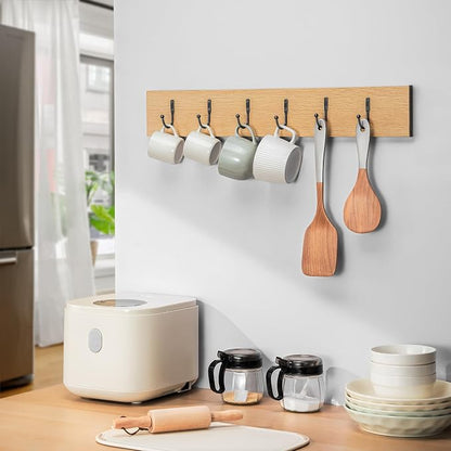 10 Pack Wall Hooks, Metal Hooks Wall Mount, Hold up to 45 Lbs | For Hanging Towel/Coat/Bag/Keys/Cups，Ideal for Bathroom, Outdoor, Closet, Kitchen, Garage