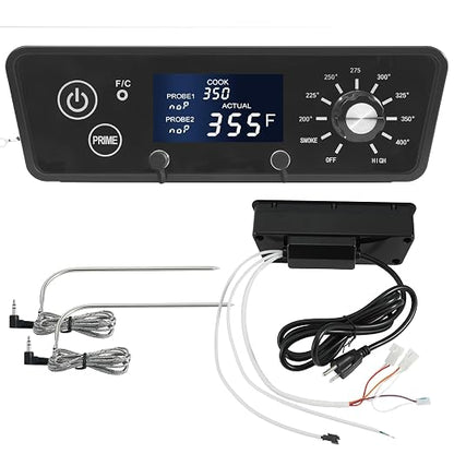 Digital Trapezoid Grill Controller Kit Thermostat Controller Board Replacement Parts Compatible with Pit Boss Vertical Pellet Smoker Copperhead 3/4/5/7 Series & 5-Series Copper-Walmart PBV5PW1