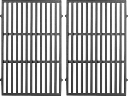 Spirit E310 7638 7639 Grill Grates for Weber Spirit E-310 300 Series E315 E320 E330 S310 S315 S320 S330 Gas Grill, 17.5" Cast Iron Cooking Grids, Replacement for Genesis Silver/Gold/Platinum B & C