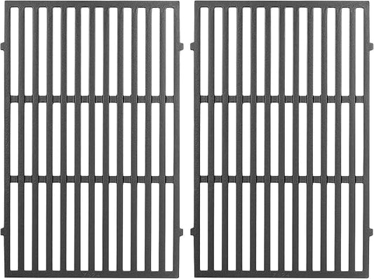 Spirit E310 7638 7639 Grill Grates for Weber Spirit E-310 300 Series E315 E320 E330 S310 S315 S320 S330 Gas Grill, 17.5" Cast Iron Cooking Grids, Replacement for Genesis Silver/Gold/Platinum B & C