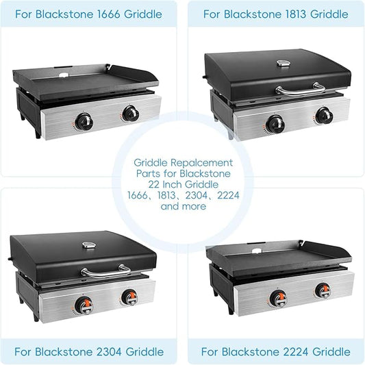 Upgrade 22" Griddle Top for Blackstone 1666, Griddle Replacement Top for Blackstone 22 Inch 1666 1813 2203 2304 Tabletop Replacement