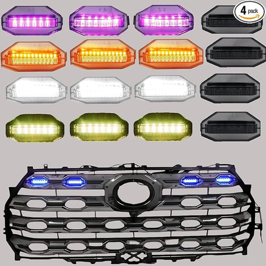 Led Grille Grill Lights for Tundra Platinum 1794 Edition 2022-2026 | RGB 3rd gen Grills raptor Light Toyota Tundra assembly accessories