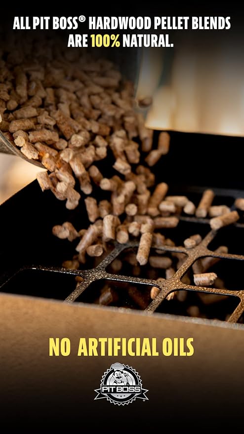 Pit Boss (20 Pound Cherry Blend) All Natural Hardwood BBQ Wood Pellets for Pellet Grills and Smokers (Pack of 2)