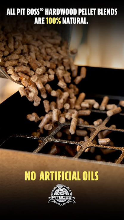 Pit Boss (20 Pound Cherry Blend) All Natural Hardwood BBQ Wood Pellets for Pellet Grills and Smokers (Pack of 2)