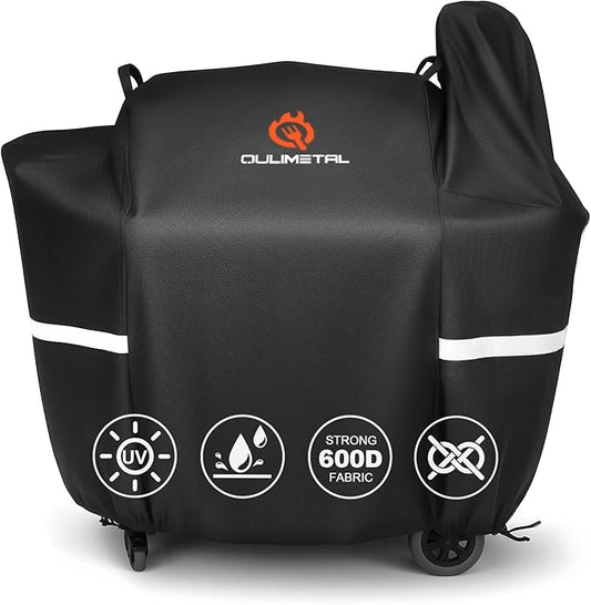 Grill Cover for Pit Boss 820/850-600D Heavy Duty & Waterproof Wood Pellet Smoker Cover for Z Grill 700,820 Deluxe,820D,820FB,Sportsman 820 Series Wood Pellet Grills