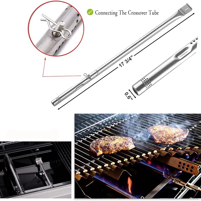 2 Burner Grill Replacement Parts for Char-broil Performance 463625217 463673519 463625219 463673517 463673017 463275517 463244819, 300 2-Burner Cabinet Liquid Propane, G470-5200-W1, G470-0004-W1