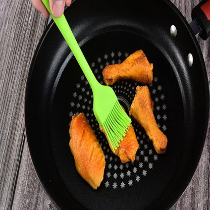 Silicone Oil brush, for BBQ Kitchen Cooking Baking and Grilling (4 PCS,blue)