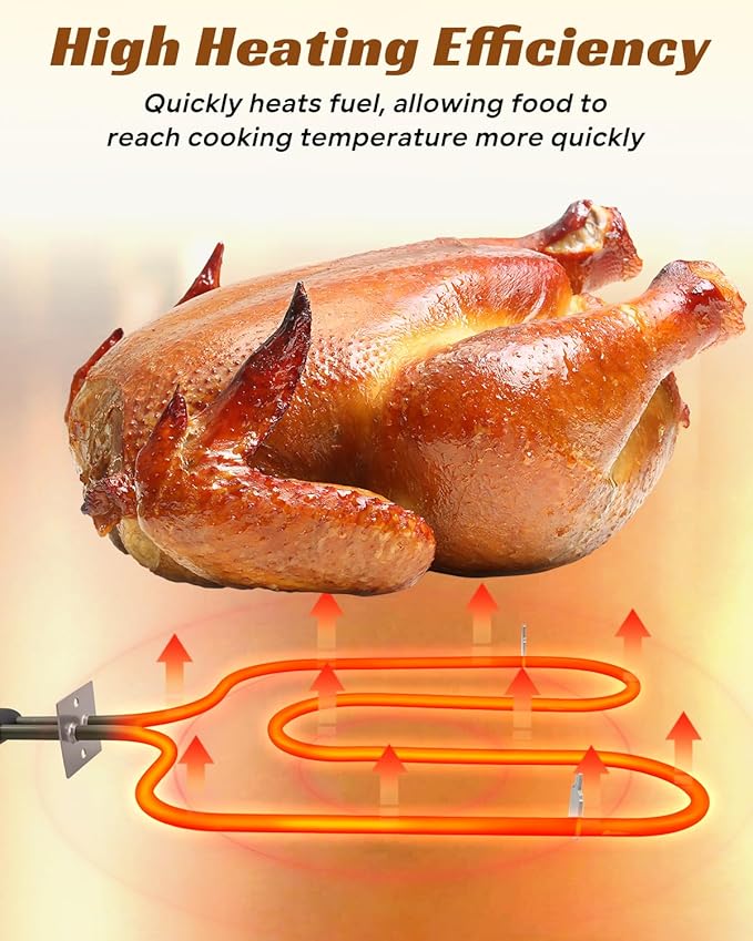 116-7000-0 Electric Heating Element Fit for Brinkmann Electric Smoker 70 inches, 1500W, 120V