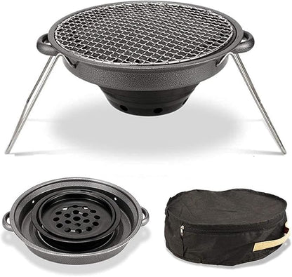 BBQ Grill Outdoor Tabletop Barbecue Grill For Garden Picnics Party Non-Stick Barbecue Stove Furnace Barbecue Stove Cooking Oven Alcohol Grill Charcoal Household Word Mini Oven Pork Skewer
