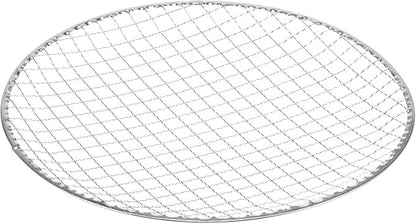 HARFINGTON 10pcs Round BBQ Grill Net 11"x0.9" Galvanized Iron Barbecue Mesh Mat for Baking Smoking Charcoal Grilling Roasting