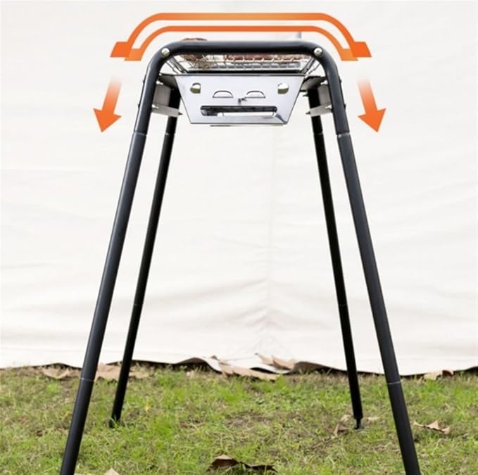 Outdoor Picnic Outdoor Barbecue Grill Stainless Steel Folding Charcoal Grill Portable Grill for Camping Outdoor Grill