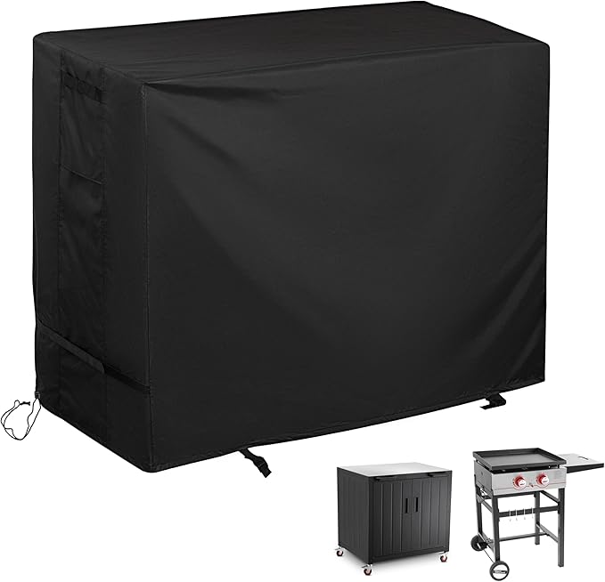 Griddle Cover for Royal Gourmet GB2000 2 Burner Grill, Flat Top Grill Cover for Outdoor BBQ, Outdoor Barbecue Cover for Gas Propane Griddle-Waterproof