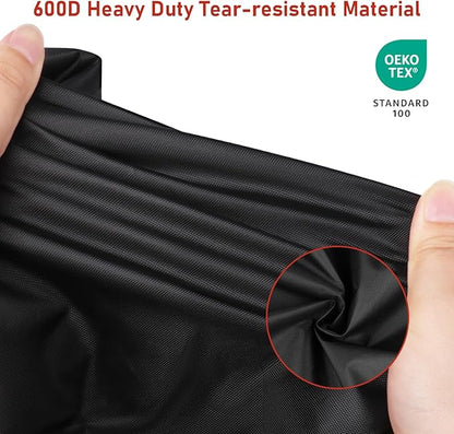 Smoker Grill Cover for Weber Smokey 14 inch,Waterproof Heavy Duty Charcoal Smoker Cover,Round Grill Cover for Most Charcoal Grill
