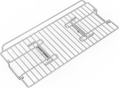 only fire Griddle Warming Rack Fits for 17" Blackstone Griddles, One-Step Clip On Attachment, Portable and Detachable