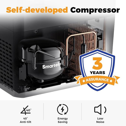 Setpower 12V Refrigerator 21 Quart Portable Freezer 50 Hours Keep Cool,Electric Cooler for Vehicles Car Refrigerator for Car Camping Truck Van RV SUV Road Trip Travel (3-year warranty)