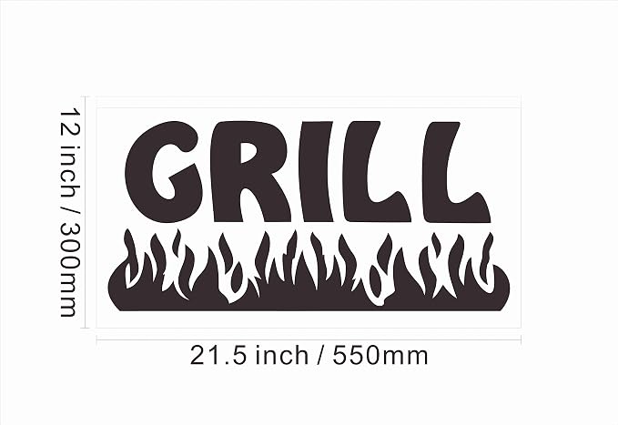 110032 Fire Grill Bar Restaurant BBQ Steakhouse Open Display LED Light Neon Sign (21.5" X 12", Red)