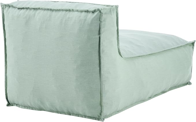 Christopher Knight Home Natty Outdoor Bean Bag Chair Set of 2, Fabric Bean Bag Chair for Adults and Kids, Indoor/Outdoor Sun Lounger, Patio Lounge Chair Set of 2, Mint