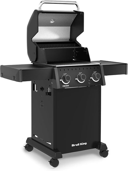 Broil King 864054 Crown 310, Liquid Propane (LP), Black