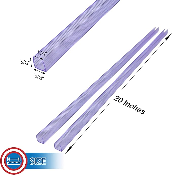 Russell Decor 20 Inchs /1.6 Ft Plastic Track Channel Mounting Bracket, for 3/8 Inch Rope Lights or 3/16 Inc Neon Lights, Pack of 40 pcs
