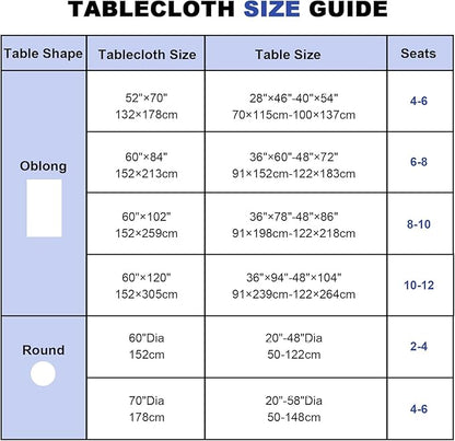 SquarePie Outdoor Tablecloth with Umbrella Hole and Zipper Rectangle Waterproof Spillproof Table Cloth for Spring Summer Picnic Patio Garden Poolside Camping, 60x84 inch Color Stripe