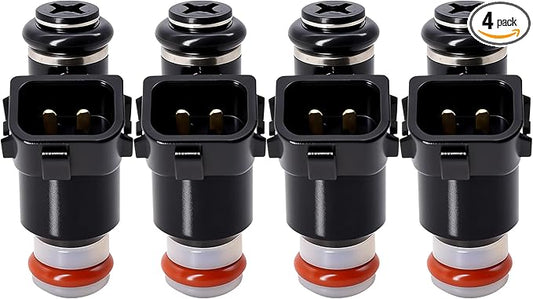 HiSport 16450-PLC-003 Fuel Injectors 4PCS Compatible with Honda Civic 1.7L 2001-2005 Dx Hx Lx,2004-2005 Value Package L4 Replaces 16450PLC003, 16450PLD004, FJ338