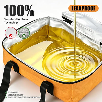 21" BBQ Blanket for Resting Meat,Leak-Proof Insulated Meat Resting Bag,Portable BBQ Resting Bag for Brisket/Beef/Pork Shoulder/Turkey,Barbecue Tool Gifts for Men (Tan)