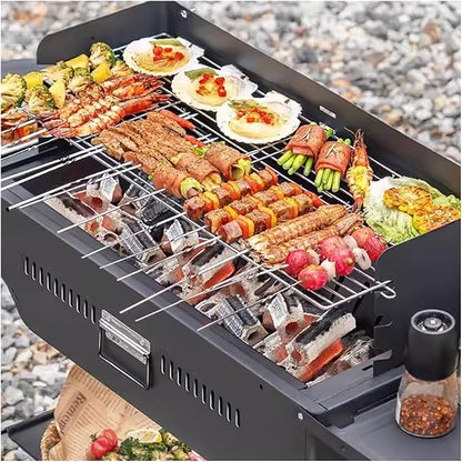 Camping Grill Camping Barbecue Outdoor Charcoal Folding Portable Carbon Grill Barbecue Charcoal Grill