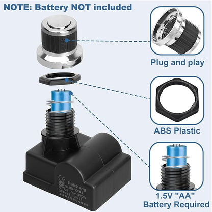 DHL-128-5Q 5-Outlets Grill Igniters for Nexgrill 720-0830H 720-0830X 720-0925P, Pulse Igniter Grill Replacement for Nexgrill 720-0783W 720-0882A 720-0830HM 720-0459 Ignitor Module Push Bottom