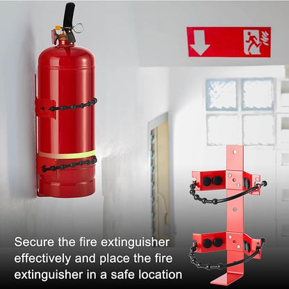 RattanView 2 Pcs Fire Extinguisher Mount Bracket Adjustable, Supports up to 10 lb, Heavy-Duty and Easy Installation, Ideal for Home, Truck, RV, Boat, Commercial Use, Secure and Durable Holder