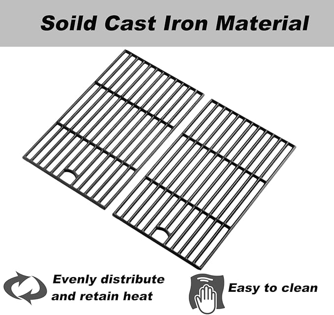 DGB390SNP-D Grate Replacement Parts for Dyna Glo DGB390SNP DGB390BNP-D BGB390SNP DGB390CNP DGB390GNP-D Grill Grates Dyna-glo 3 Burner Gas Grill Cast Iron Cooking Grates Grill Parts 104-13002
