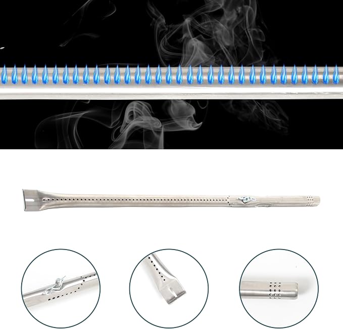 Grill Parts Kit for Charbroil Performance 5 Burner 463275717 463347518 463243519 463243518 463347519 G470-5200-W1 Grill Burner, Heat Plate Shield, Carryover Tube, Igniter Kit for Char-Broil Grill Part