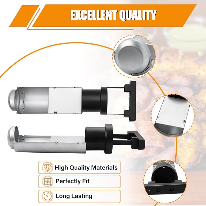 Wood Chip Loader for Masterbuilt Electric Smokers, 3" Diameter Version, Replacement Parts: 9007090093, Fit for Masterbuilt Electric Smokers 20070411, 20070910, 20071011, 20071411, 20072414 etc.