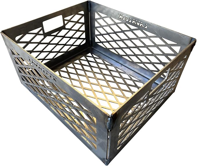 LavaLock® LASER Charcoal Basket 12 x 10 x 6" - Vertical Horizontal UDS smoker coal (firebox) LL-12106-R2