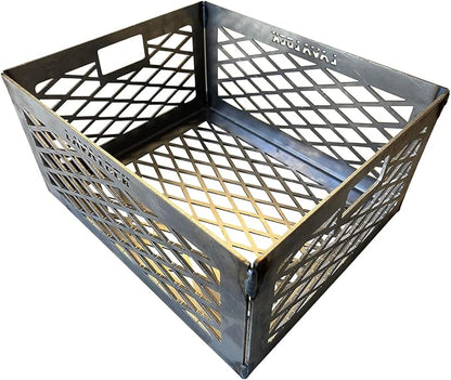 LavaLock® LASER Charcoal Basket 12 x 10 x 6" - Vertical Horizontal UDS smoker coal (firebox) LL-12106-R2