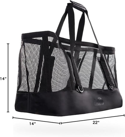 MISSION Boat Gear CASSI Heavy-Duty Outdoor Tote and Waterproof Marine-Grade Mesh Boat Bags